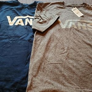 Two medium VANS tees
